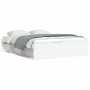 Estructura de cama blanca 140x200 cm de vidaXL, Camas y somieres - Ref: Foro24-3203859, Precio: 180,34 €, Descuento: %