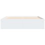 Estructura de cama blanca 140x200 cm de vidaXL, Camas y somieres - Ref: Foro24-3203859, Precio: 180,34 €, Descuento: %