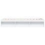 Estructura de cama blanca 140x200 cm de vidaXL, Camas y somieres - Ref: Foro24-3203859, Precio: 180,34 €, Descuento: %