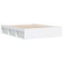 Estructura de cama blanca 140x200 cm de vidaXL, Camas y somieres - Ref: Foro24-3203859, Precio: 180,34 €, Descuento: %