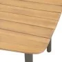 Mesa de jardín madera maciza de acacia y acero 80x80x72 cm de vidaXL, Mesas de jardín - Ref: Foro24-44233, Precio: 125,96 €, ...