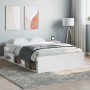 Estructura de cama blanca 120x200 cm de vidaXL, Camas y somieres - Ref: Foro24-3203852, Precio: 172,88 €, Descuento: %