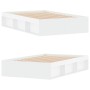 Estructura de cama blanca 120x200 cm de vidaXL, Camas y somieres - Ref: Foro24-3203852, Precio: 172,88 €, Descuento: %