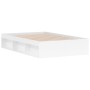 Estructura de cama blanca 120x200 cm de vidaXL, Camas y somieres - Ref: Foro24-3203852, Precio: 172,88 €, Descuento: %