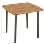 Mesa de jardín madera maciza de acacia y acero 80x80x72 cm de vidaXL, Mesas de jardín - Ref: Foro24-44233, Precio: 125,96 €, ...
