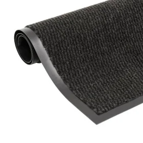 Alfombra de entrada rectangular de nudo 40x60 cm negra de vidaXL, Felpudos - Ref: Foro24-132703, Precio: 15,88 €, Descuento: %