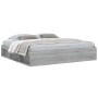 Estructura de cama Sonoma gris 200x200 cm de vidaXL, Camas y somieres - Ref: Foro24-3203892, Precio: 205,62 €, Descuento: %