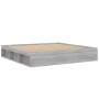 Estructura de cama Sonoma gris 200x200 cm de vidaXL, Camas y somieres - Ref: Foro24-3203892, Precio: 205,62 €, Descuento: %