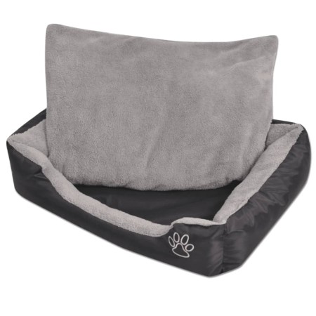 Cama para perro con cojín acolchado Talla M negra de vidaXL, Camas para perros - Ref: Foro24-170420, Precio: 23,89 €, Descuen...