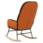 Silla mecedora de tela negra de vidaXL, Mecedoras - Ref: Foro24-341048, Precio: 121,97 €, Descuento: %