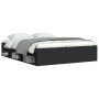 Estructura de cama negra 160x200 cm de vidaXL, Camas y somieres - Ref: Foro24-3203874, Precio: 156,26 €, Descuento: %
