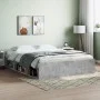 Estructura de cama gris hormigón 160x200 cm de vidaXL, Camas y somieres - Ref: Foro24-3203876, Precio: 199,61 €, Descuento: %