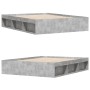 Estructura de cama gris hormigón 160x200 cm de vidaXL, Camas y somieres - Ref: Foro24-3203876, Precio: 203,06 €, Descuento: %
