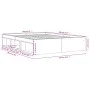 Estructura de cama gris hormigón 160x200 cm de vidaXL, Camas y somieres - Ref: Foro24-3203876, Precio: 199,61 €, Descuento: %