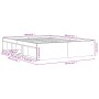 Estructura de cama gris hormigón 160x200 cm de vidaXL, Camas y somieres - Ref: Foro24-3203876, Precio: 203,06 €, Descuento: %
