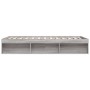 Estructura de cama gris Sonoma 140x190 cm de vidaXL, Camas y somieres - Ref: Foro24-3203906, Precio: 142,68 €, Descuento: %