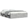Estructura de cama gris hormigón 140x190 cm de vidaXL, Camas y somieres - Ref: Foro24-3203904, Precio: 173,73 €, Descuento: %