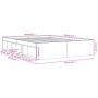 Estructura de cama gris hormigón 140x190 cm de vidaXL, Camas y somieres - Ref: Foro24-3203904, Precio: 173,73 €, Descuento: %