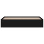 Estructura de cama negro 180x200 cm de vidaXL, Camas y somieres - Ref: Foro24-3203881, Precio: 198,13 €, Descuento: %