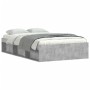 Estructura de cama gris hormigón 120x190 cm de vidaXL, Camas y somieres - Ref: Foro24-3203897, Precio: 183,63 €, Descuento: %