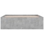 Estructura de cama gris hormigón 120x190 cm de vidaXL, Camas y somieres - Ref: Foro24-3203897, Precio: 183,63 €, Descuento: %
