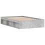 Estructura de cama gris hormigón 120x190 cm de vidaXL, Camas y somieres - Ref: Foro24-3203897, Precio: 183,63 €, Descuento: %