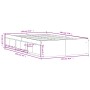 Estructura de cama gris hormigón 120x190 cm de vidaXL, Camas y somieres - Ref: Foro24-3203897, Precio: 183,63 €, Descuento: %