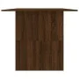 Mesa de comedor madera de ingeniería marrón roble 180x90x76 cm de vidaXL, Mesas de cocina y de comedor - Ref: Foro24-838194, ...