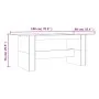 Mesa de comedor madera de ingeniería marrón roble 180x90x76 cm de vidaXL, Mesas de cocina y de comedor - Ref: Foro24-838194, ...