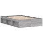 Estructura de cama Sonoma gris 120x200 cm de vidaXL, Camas y somieres - Ref: Foro24-3203857, Precio: 202,80 €, Descuento: %