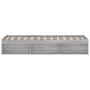 Estructura de cama Sonoma gris 120x200 cm de vidaXL, Camas y somieres - Ref: Foro24-3203857, Precio: 202,80 €, Descuento: %