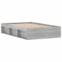 Estructura de cama Sonoma gris 120x200 cm de vidaXL, Camas y somieres - Ref: Foro24-3203857, Precio: 202,80 €, Descuento: %