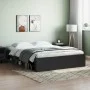 Estructura de cama negra 140x200 cm de vidaXL, Camas y somieres - Ref: Foro24-3203860, Precio: 210,79 €, Descuento: %
