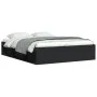 Estructura de cama negra 140x200 cm de vidaXL, Camas y somieres - Ref: Foro24-3203860, Precio: 210,79 €, Descuento: %