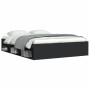 Estructura de cama negra 140x200 cm de vidaXL, Camas y somieres - Ref: Foro24-3203860, Precio: 214,76 €, Descuento: %