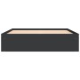Estructura de cama negra 140x200 cm de vidaXL, Camas y somieres - Ref: Foro24-3203860, Precio: 214,76 €, Descuento: %