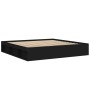 Estructura de cama negra 200x200 cm de vidaXL, Camas y somieres - Ref: Foro24-3203888, Precio: 202,61 €, Descuento: %