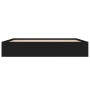 Estructura de cama negra 200x200 cm de vidaXL, Camas y somieres - Ref: Foro24-3203888, Precio: 202,61 €, Descuento: %