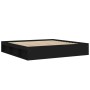 Estructura de cama negra 200x200 cm de vidaXL, Camas y somieres - Ref: Foro24-3203888, Precio: 202,61 €, Descuento: %