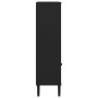 Estantería SENJA aspecto ratán madera pino negro 90x35x130 cm de vidaXL, Librerías y estanterías - Ref: Foro24-358063, Precio...