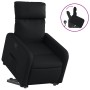 Sillón reclinable elevable cuero artificial negro en Sillones | Comprar online en Foru.es