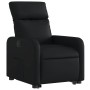 Sillón reclinable elevable cuero artificial negro en Sillones | Comprar online en Foru.es