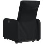 Sillón reclinable elevable cuero artificial negro en Sillones | Comprar online en Foru.es