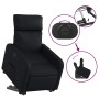 Sillón reclinable elevable cuero artificial negro en Sillones | Comprar online en Foru.es