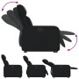 Sillón reclinable elevable cuero artificial negro en Sillones | Comprar online en Foru.es