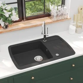 Granite single bowl kitchen sink by vidaXL, Sinks - Ref: Foro24-142944, Price: 185,65 €, Discount: %