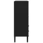 SENJA hohes Sideboard Rattanoptik schwarzes Holz 90x40x112 cm von vidaXL, Sideboards - Ref: Foro24-358057, Preis: 126,02 €, R...