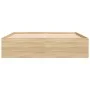 Estructura de cama roble Sonoma 160x200 cm de vidaXL, Camas y somieres - Ref: Foro24-3203875, Precio: 180,46 €, Descuento: %
