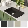 Granite single bowl kitchen sink by vidaXL, Sinks - Ref: Foro24-142944, Price: 185,65 €, Discount: %
