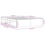 Estructura de cama roble Sonoma 160x200 cm de vidaXL, Camas y somieres - Ref: Foro24-3203875, Precio: 183,21 €, Descuento: %